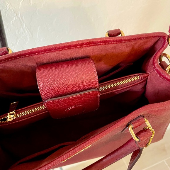 Coach bag, Cherry Red, great condition - Picture 9 of 11